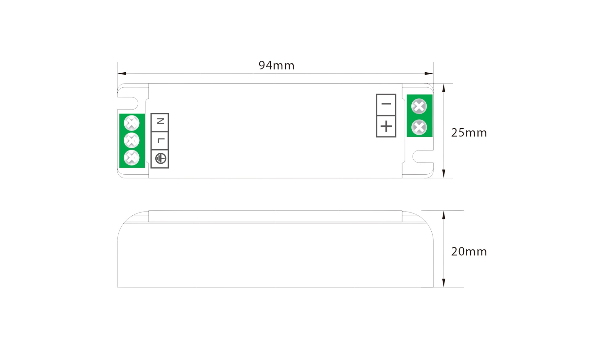 Univerzální ultratenký LED zdroj SLIM - řada "H", 24V | 36W | 1,5A | IP20, 5 let záruka